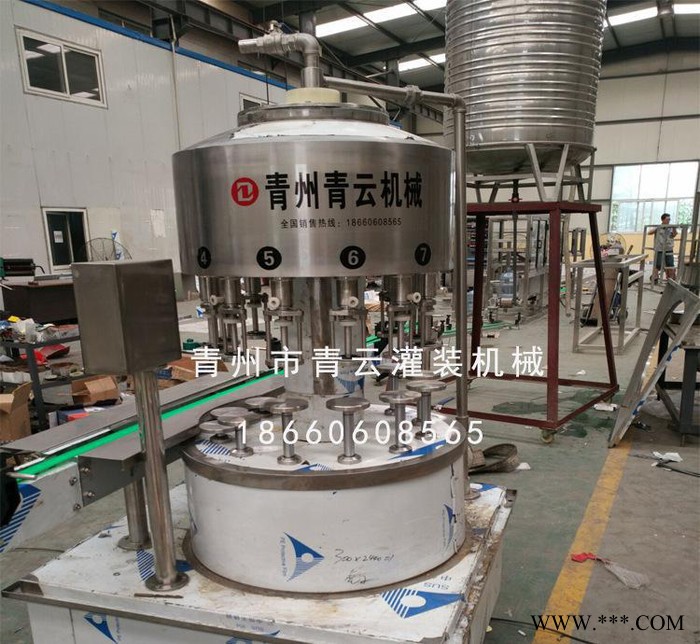 红酒灌装机 果酒 黄酒灌装机 全自动18头灌装机 葡萄酒灌装图2