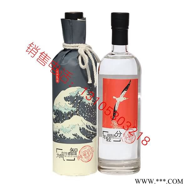 瑞升玻璃晶白料白酒瓶500ml烤花定制图5