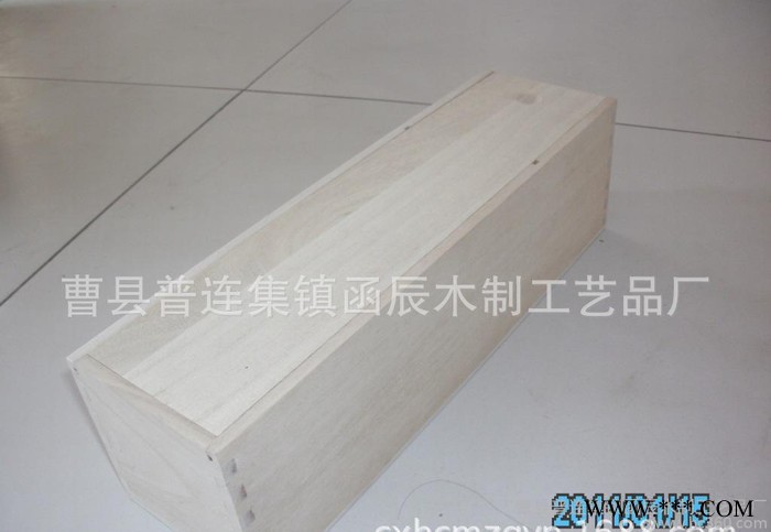 木制品厂促销桐木红酒盒/实木葡萄酒包装盒0利润定做木盒图3