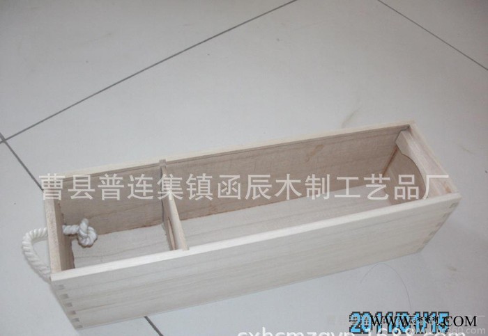 木制品厂促销桐木红酒盒/实木葡萄酒包装盒0利润定做木盒图2