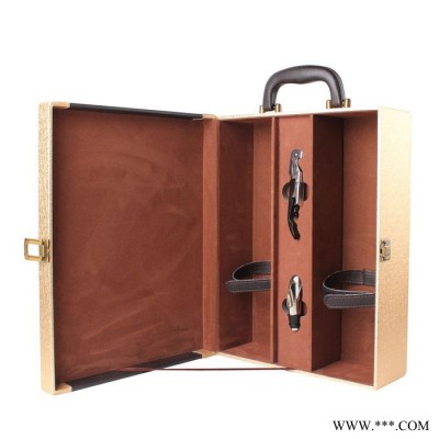 渝忠YZP-G237新款双支装红酒盒红酒包装盒葡萄酒盒宽双支装酒盒