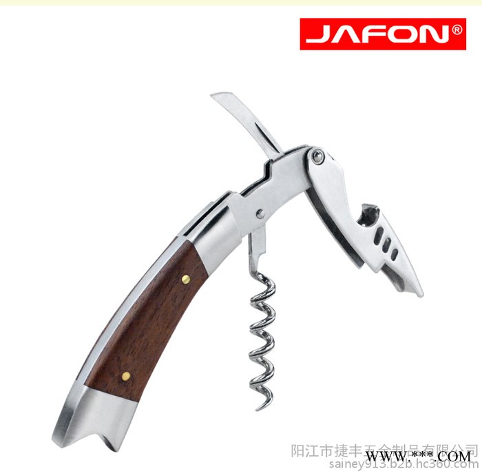 阳江供应红酒开瓶器不锈钢开瓶器葡萄酒开瓶器启酒器广告促销印刷LOGO图3
