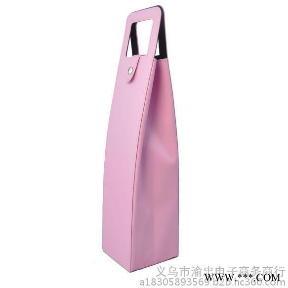 多种颜色仿皮单支PU葡萄酒礼品盒定制 红酒盒单只装 红酒盒批发图4