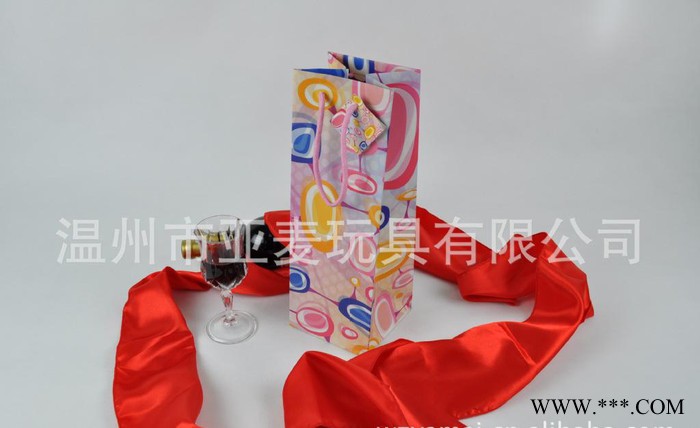 两瓶装纸袋 4瓶装葡萄酒纸袋 精美红酒纸袋生产图3