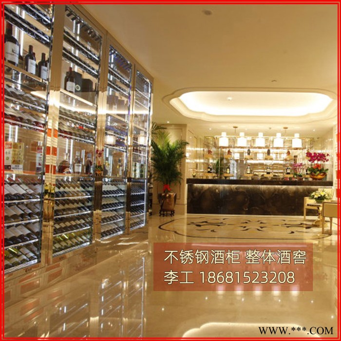 蕰莎酒柜定制 不锈钢恒温红酒柜葡萄酒柜 定制金属酒柜 定制不锈钢酒柜工厂直供图8