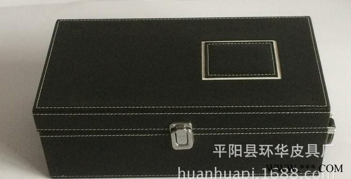 红酒盒 双支礼盒  葡萄酒包装皮盒带酒具四件套装装定做图3