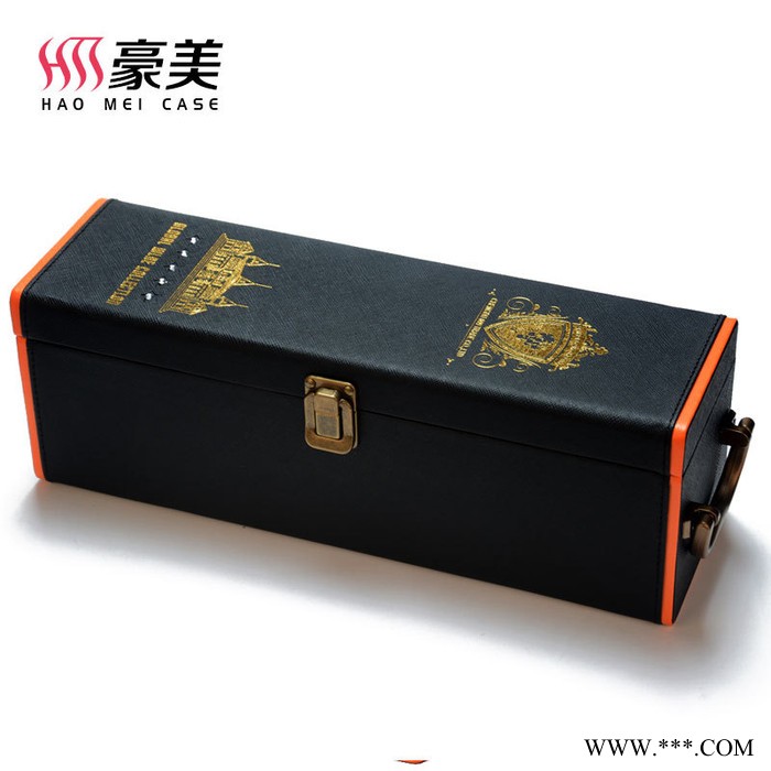 红酒包装盒单支红酒盒直销 带水晶钻石四件套酒具葡萄酒盒图2