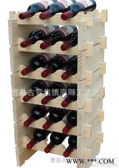 实木酒架 欧式木制酒瓶架葡萄酒架创意红酒架酒柜图2