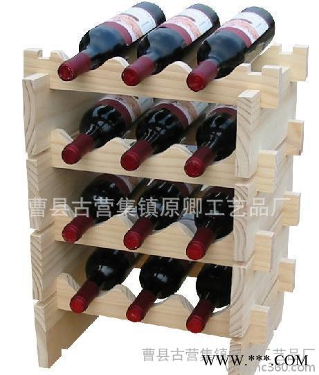 实木酒架 欧式木制酒瓶架葡萄酒架创意红酒架酒柜图3