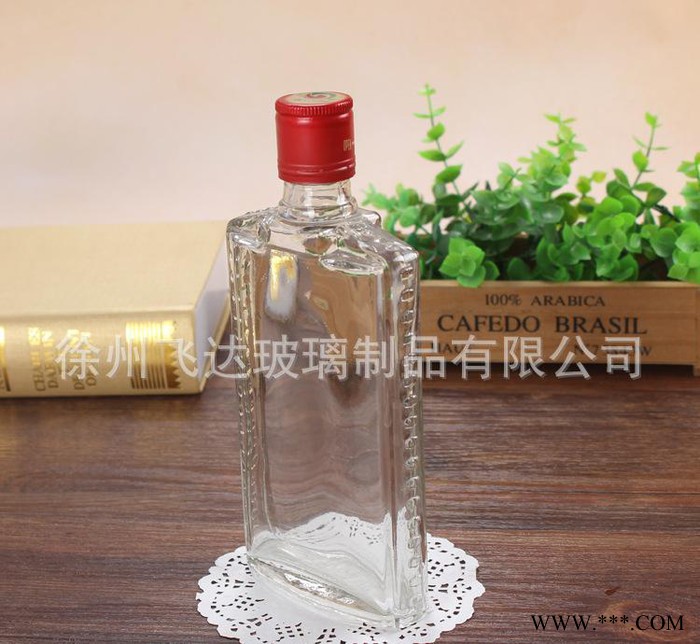 小酒瓶玻璃白酒瓶   玻璃白酒瓶直销高白料白姜瓶图3