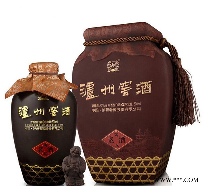 泸州老窖52°泸州窖酒陶坛老酒500ml 浓香型白酒 大坛白酒图2