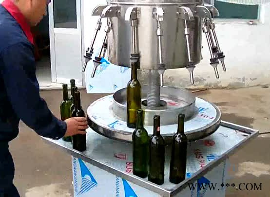 惠联HX-12 半自动虹吸式负压灌装机 葡萄酒灌装机 红酒灌装设备图2