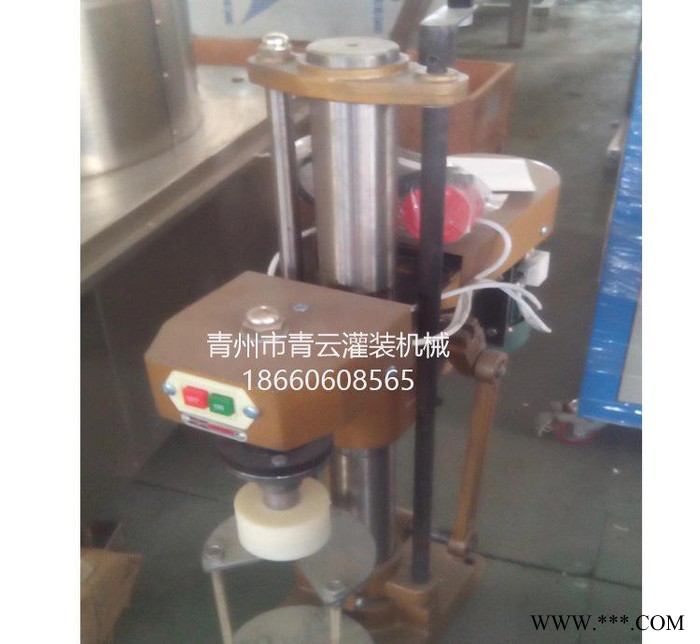 直销 小型半自动白酒封口机 金属塑料盖 白酒封口机 调试方便图2
