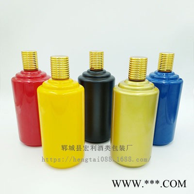 达彩 白酒瓶厂家定制茅台酒玻璃酒瓶500ml白酒瓶 酒水包装瓶图2