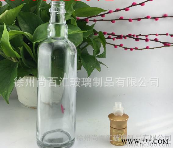 500ML 圆形白酒玻璃瓶保健酒瓶自酿玻璃酒瓶江小白图3