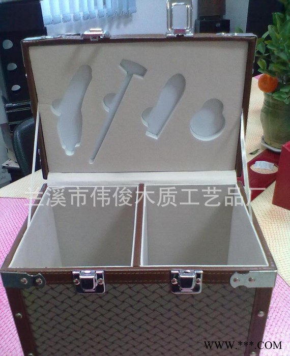 皮盒 酒盒 红酒盒 皮质酒盒 红酒包装盒 葡萄酒盒图3