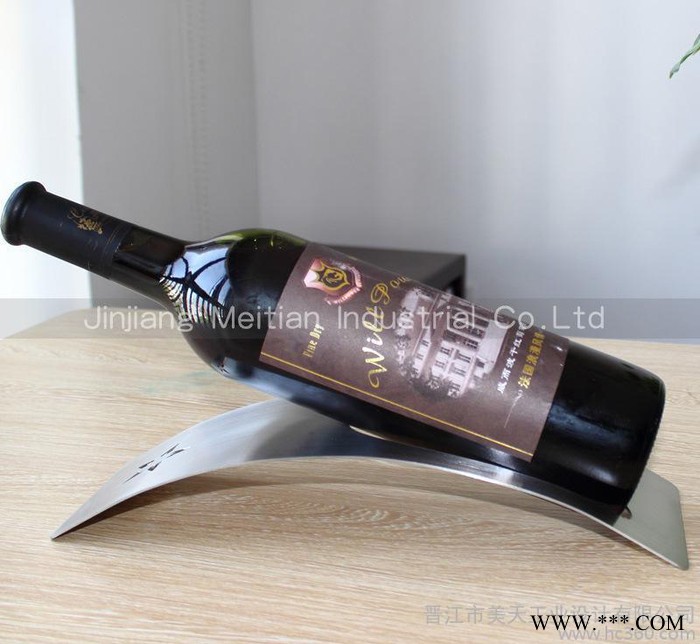 曹喜欢 不锈钢红酒架 葡萄酒架 桌面酒架 酒品陈列架 红酒洋酒收纳架 家居吧台图3