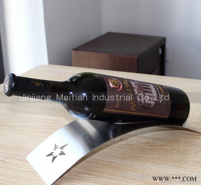 曹喜欢 不锈钢红酒架 葡萄酒架 桌面酒架 酒品陈列架 红酒洋酒收纳架 家居吧台图2