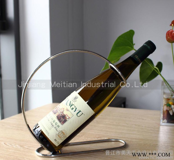 曹喜欢 欧式创意弧形红酒架 葡萄酒架 酒瓶架 红酒支架子 洋酒展示架图2