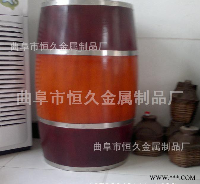 白酒包装桶  木质酒桶 不锈钢内胆酒桶 裱糊木酒桶 酒海图3