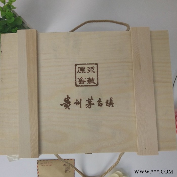 曹县乐和工艺现货六瓶装白酒木盒包装盒茅台酒盒茅台6瓶酒盒 六瓶白酒包装盒图1
