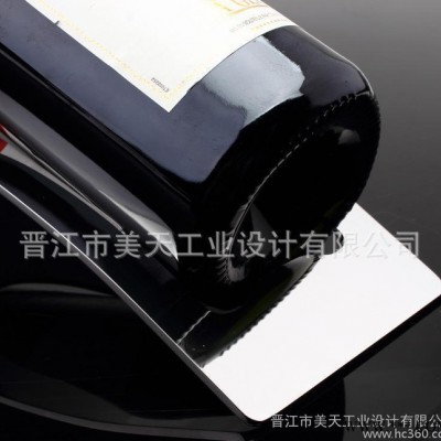 不锈钢红酒展示架酒架葡萄酒陈列道具酒吧摆件欧式简约创意红酒架