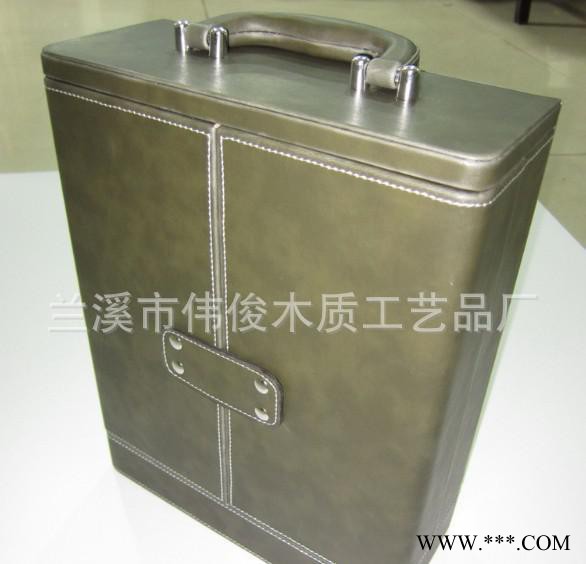 义乌红酒盒 红酒包装盒 双支红酒手提袋 义乌酒袋 葡萄酒盒图3