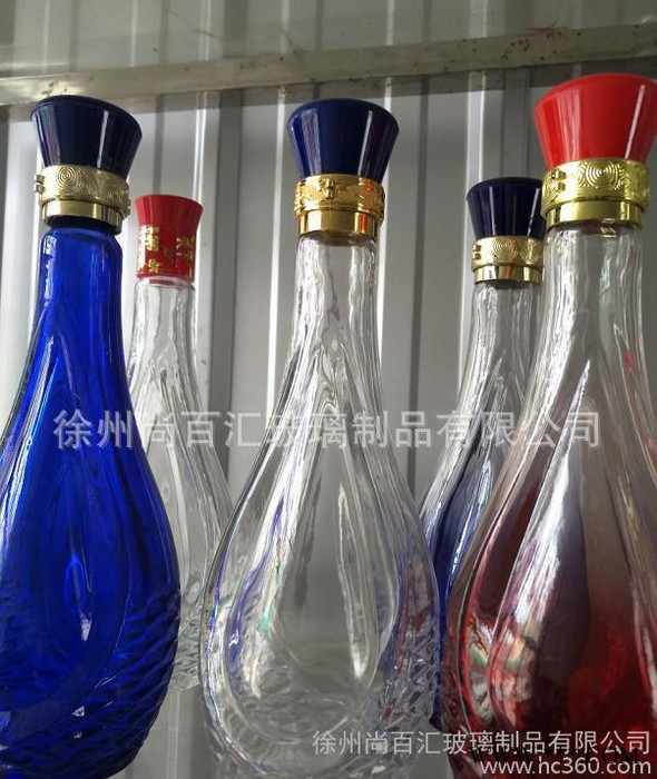 直销500毫升白酒玻璃瓶 洋酒瓶 设计定制生产 玻璃酒瓶图2