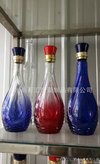 直销500毫升白酒玻璃瓶 洋酒瓶 设计定制生产 玻璃酒瓶图3