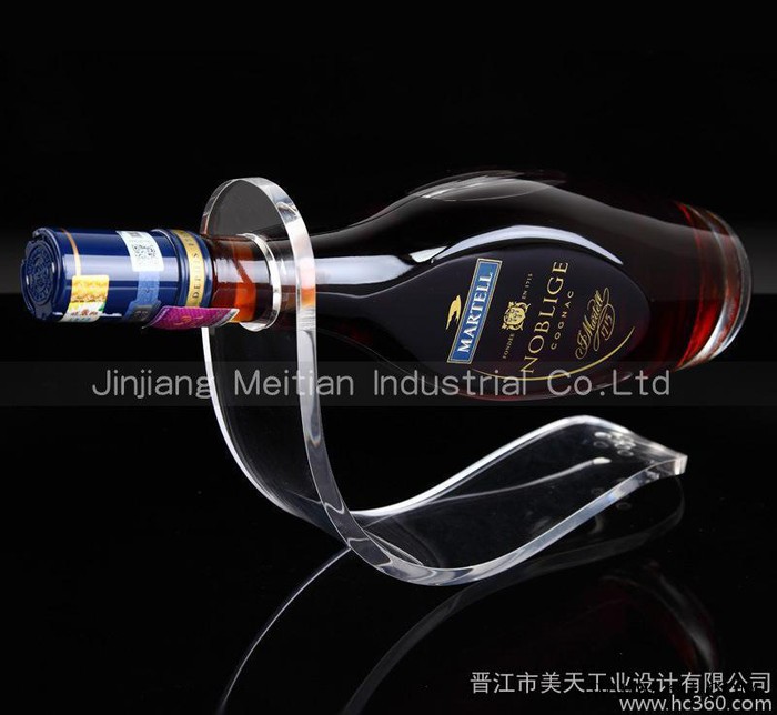 Likecao 亚克力透明红酒架 创意时尚酒架/欧式杯架 葡萄酒瓶架子 红酒洋酒展示架图2