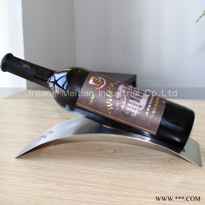 供应曹喜欢不锈钢红酒架 葡萄酒架 桌面酒架 酒品陈列架 家居吧台酒架图3