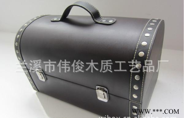 红酒礼品盒红酒包装盒 葡萄酒盒双支 红酒盒皮质图2