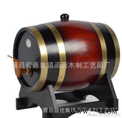 直销橡木酒桶 酿酒桶葡萄酒桶红酒桶 5L木质酒桶 酒吧装饰图3