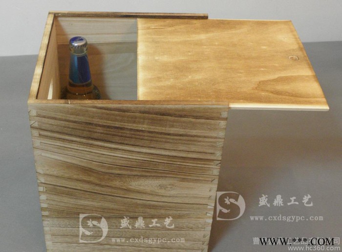 **价】六支红酒盒子/复古木箱/桐木葡萄酒盒木酒盒/红酒盒图3