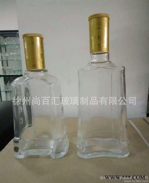 **500ml白酒瓶 玻璃酒瓶一斤装酒瓶带盖图2