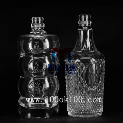 明鹰专业生产小白酒瓶 玻璃酒瓶  酒瓶生产厂家 专业玻璃酒瓶生产厂家