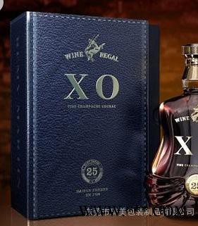 PU皮红酒盒子葡萄酒木盒 供应洋酒盒包装厂家 红葡萄包装盒子图2