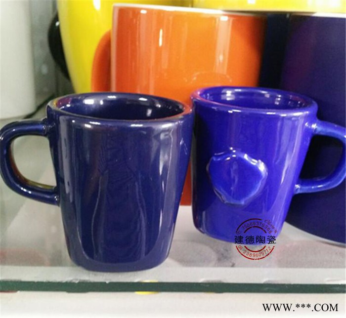 陶瓷小酒杯一口杯 色釉无把迷你陶瓷杯子 白酒烧酒餐厅小酒杯图1