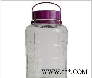 **】10斤装加厚无铅玻璃泡酒坛子带龙头葡萄酒坛密封罐酿酒器图3