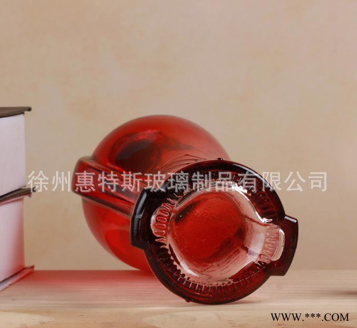 直销高白料玻璃酒瓶  渐变玻璃白酒瓶 送礼宴会空酒瓶图2