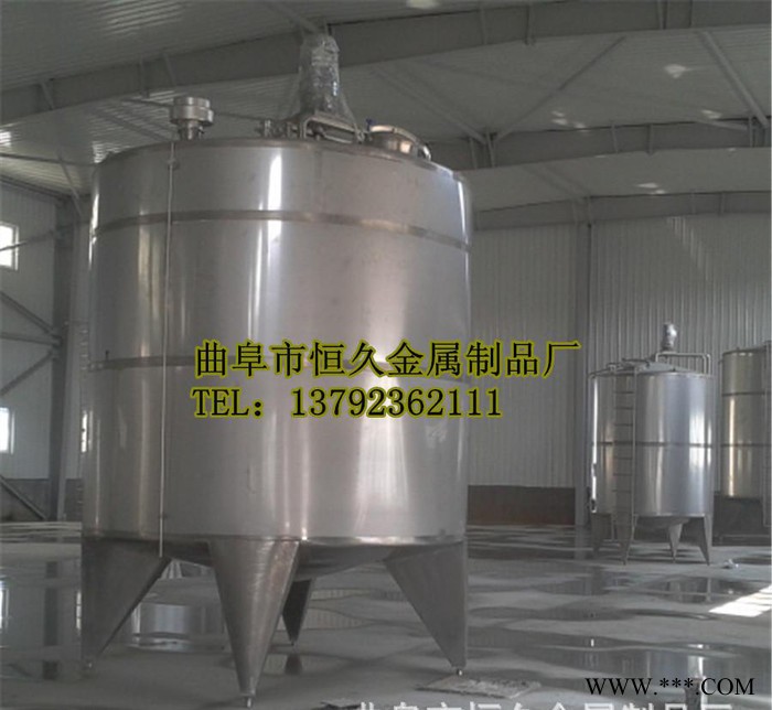 加工大中型304不锈钢储罐 啤酒葡萄酒发酵罐 储酒罐制作图2