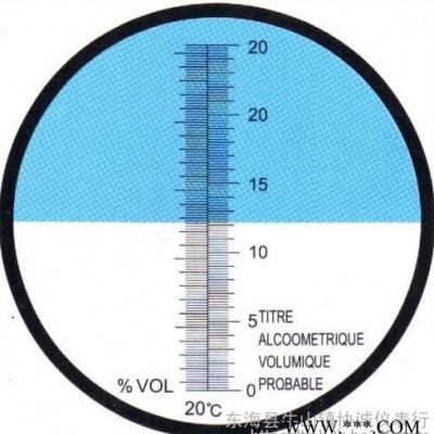 低浓度葡萄酒酒精度测试测量仪0-25度酒浓度折射仪