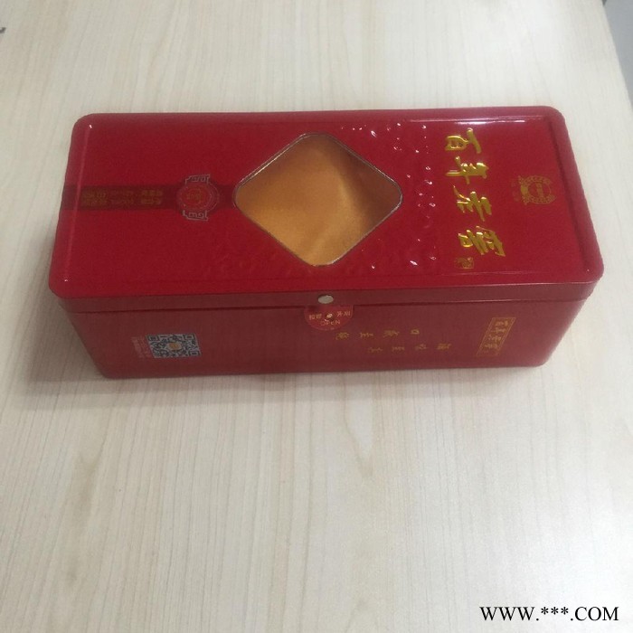 信义包装批发**白酒开窗铁盒 开窗铁制酒盒供应商可定制图5