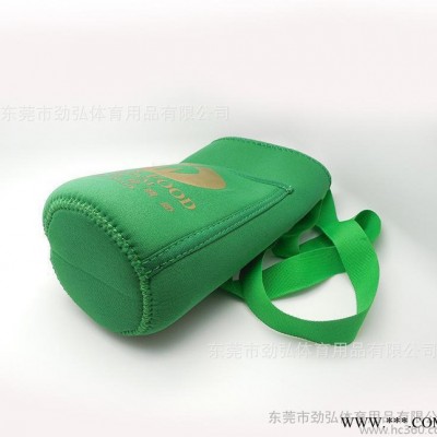 定制潜水料挂绳红酒杯套瓶套葡萄酒颈带收缩挂绳瓶套可印LOGO