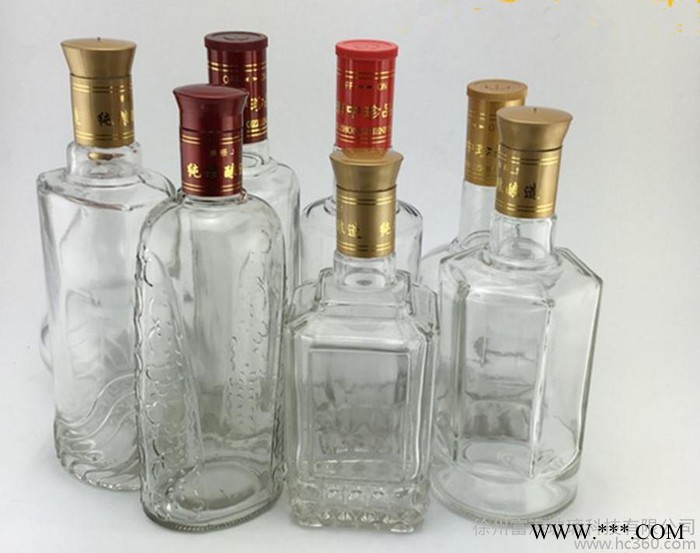 **500ml 白酒瓶 玻璃酒瓶一斤装带盖子内塞图2