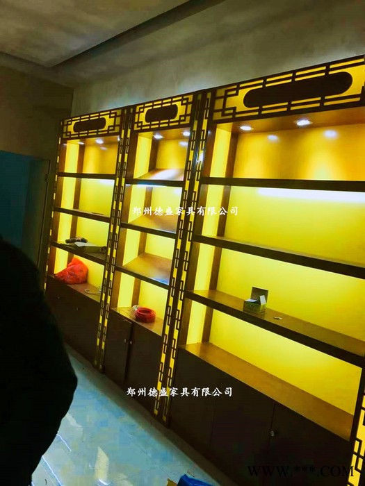 **红酒货架木制货柜红酒白酒展示柜 木质展示柜展架图2