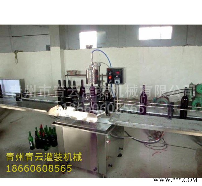 葡萄酒灌装流水线 胶帽热缩机  PVC胶帽热缩封口机 直销图3