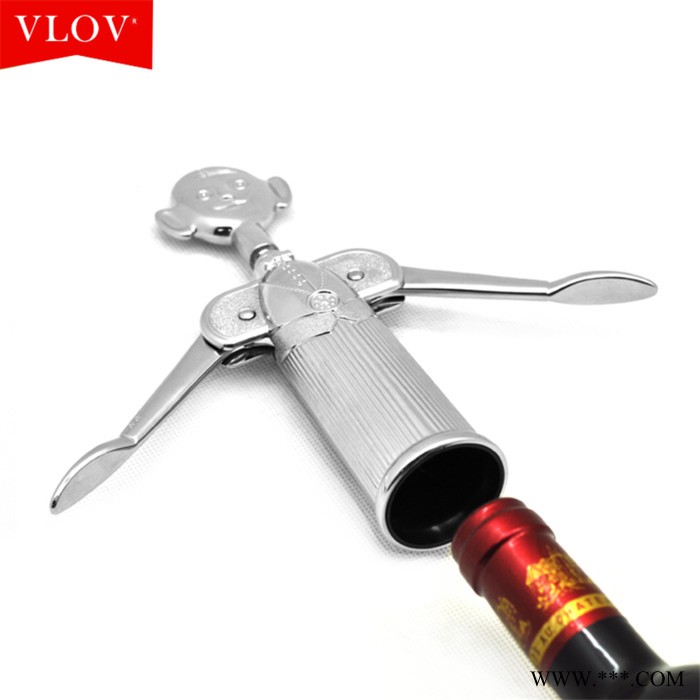 咏冠智能家居VLOV私人订制人型红酒开瓶器锌合金家用葡萄酒启瓶器创意开瓶器图2
