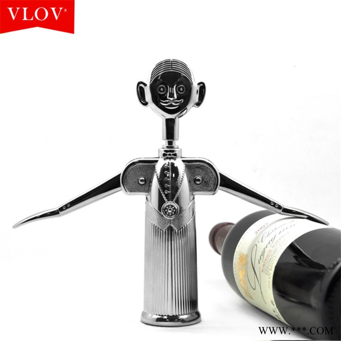 咏冠智能家居VLOV私人订制人型红酒开瓶器锌合金家用葡萄酒启瓶器创意开瓶器图4