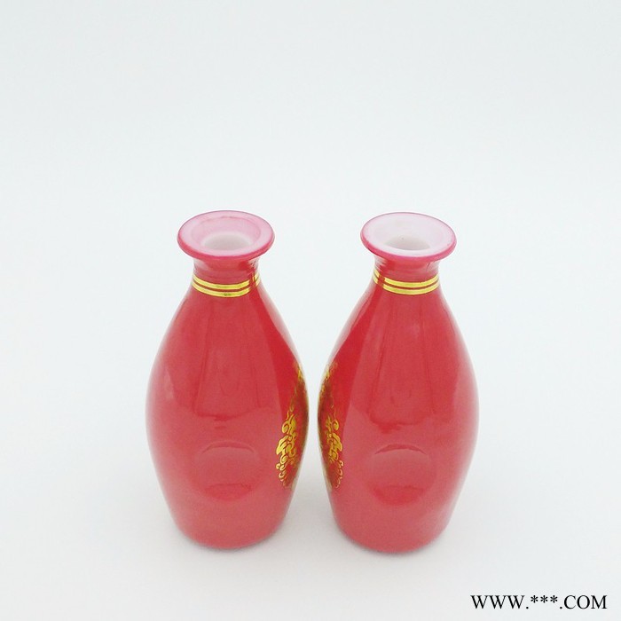 亨泰 彩色玻璃酒瓶125ml烤花喷涂酒瓶125ml白酒瓶图3